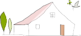 ジェニュインの建てる可愛いお家のイラスト