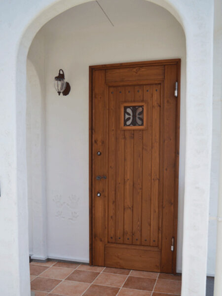 国産木製玄関扉